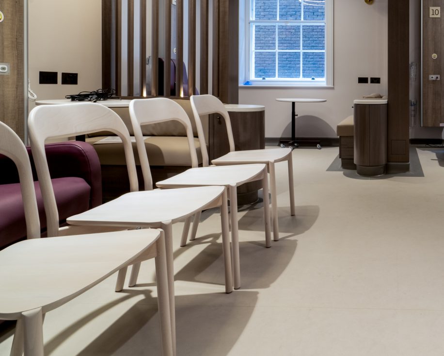 Earl chairs furnish the brand-new Royal Marsden Hospital in London