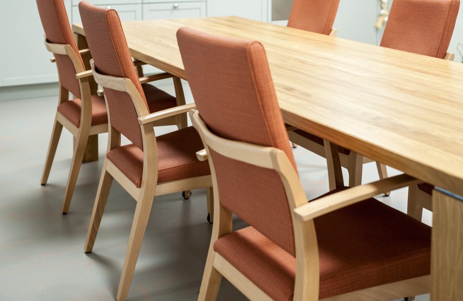 Mamy chairs in the dining room of the Residential Care Centre in Vlissingen